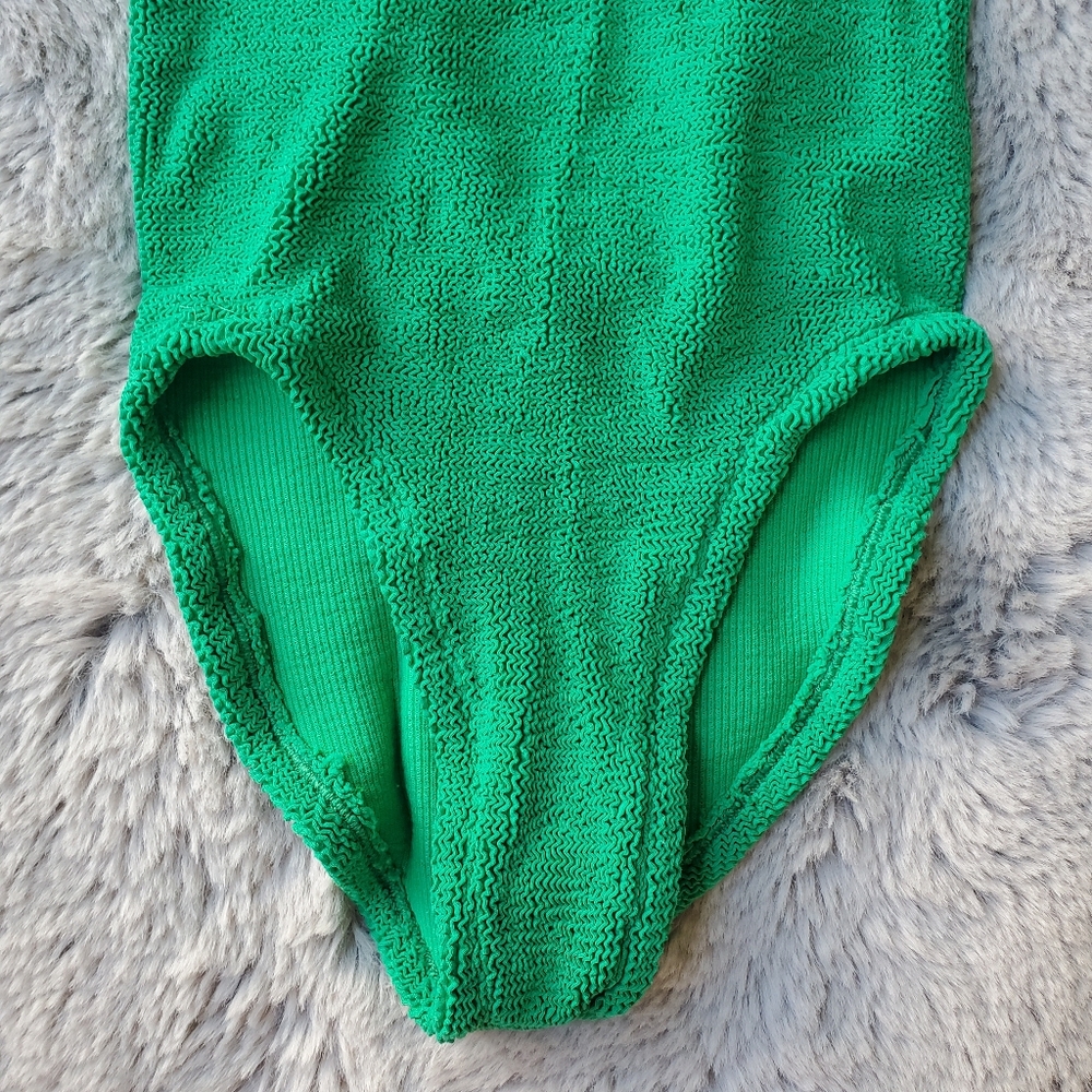 Hunza G Square Neck One Piece in Emerald - Picture 8 of 16